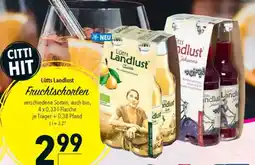 CITTI Markt Lütts Landlust Fruchtschorlen Angebot