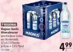 CITTI Markt Magnus Quelle Mineralwasser Angebot