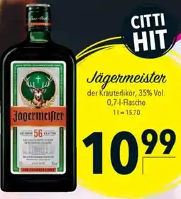 CITTI Markt Jägermeister Angebot