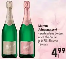 CITTI Markt Mumm Jahrgangssekt Angebot