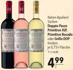 CITTI Markt Italien-Apulien/Sizilien Doppio Passo Primitivo IGP, Primitivo Rosado oder Grillo DOP Angebot