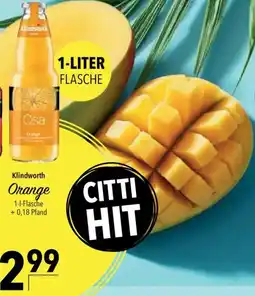 CITTI Markt Klindworth Orange Angebot