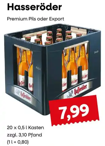 Konsum Leipzig Hasseröder Premium Pils oder Export Angebot