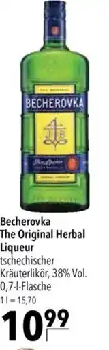 CITTI Markt Becherovka The Original Herbal Liqueur Angebot