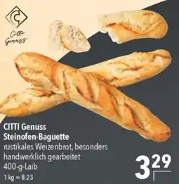 CITTI Markt CITTI Genuss Steinofen-Baguette Angebot
