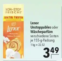 CITTI Markt Lenor Unstoppables oder Wäscheparfüm Angebot