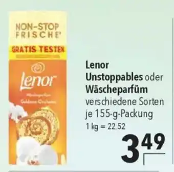 CITTI Markt Lenor Unstoppables oder Wäscheparfüm Angebot