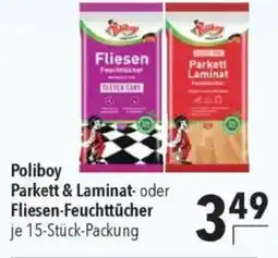 CITTI Markt Poliboy Parkett & Laminat- oder Fliesen-Feuchttücher Angebot