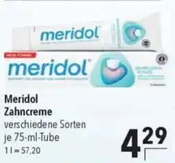 CITTI Markt Meridol Zahncreme Angebot
