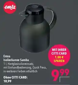 CITTI Markt Emsa Isolierkanne Samba Angebot