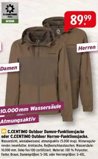 Raiffeisen Markt C.CENTIMO Outdoor Damen-Funktionsjacke oder C.CENTIMO Outdoor Herren-Funktionsjacke Angebot