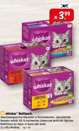 Raiffeisen Markt whiskas Multipack Angebot