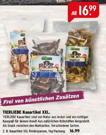 Raiffeisen Markt TIERLIEBE Kauartikel XXL Angebot