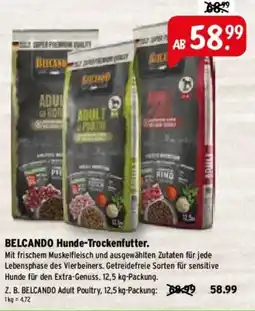 Raiffeisen Markt BELCANDO Hunde-Trockenfutter Angebot