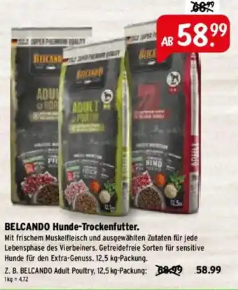 Raiffeisen Markt BELCANDO Hunde-Trockenfutter Angebot