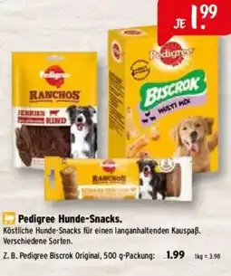 Raiffeisen Markt Pedigree Hunde-Snacks Angebot