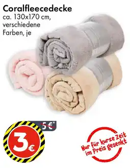 TEDi Coralfleecedecke Angebot