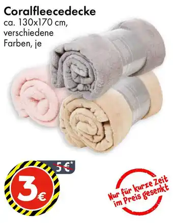 TEDi Coralfleecedecke Angebot