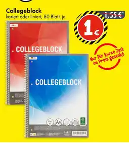 TEDi Collegeblock Angebot