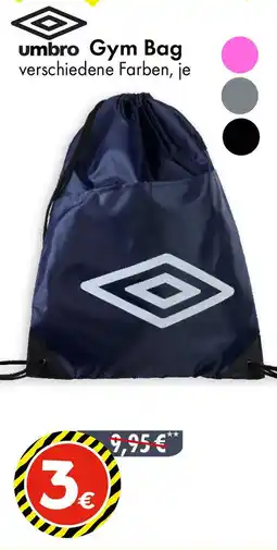 TEDi Umbro Gym Bag Angebot