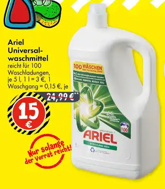 TEDi Ariel Universal- waschmittel Angebot