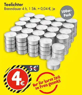 TEDi Teelichter Angebot