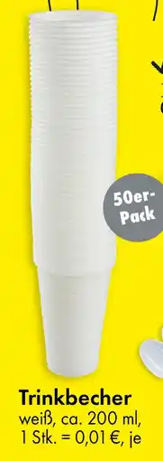 TEDi Trinkbecher 50er- Pack Angebot
