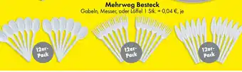 TEDi Mehrweg Besteck 12er- Pack Angebot
