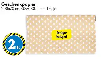 TEDi Geschenkpapier Angebot