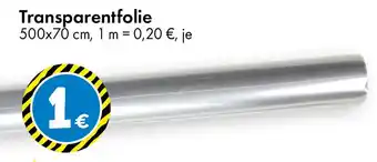 TEDi Transparentfolie Angebot