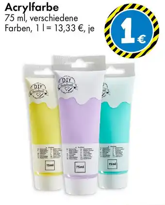 TEDi Acrylfarbe Angebot