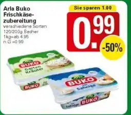 WEZ Arla Buko Frischkäse- zubereitung Angebot