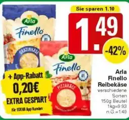 WEZ Arla Finello Reibekäse Angebot