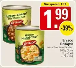 WEZ Erasco Eintöpfe Angebot
