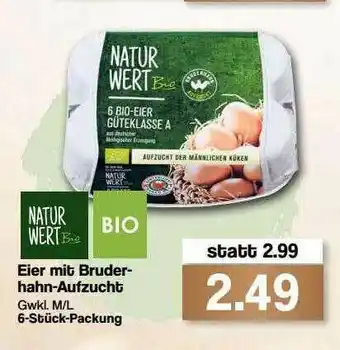 Famila Nord Ost Natur Wert Eier Mit Brüderhanh-aufzucht Angebot