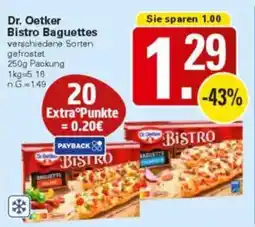 WEZ Dr. Oetker Bistro Baguettes Angebot