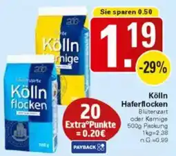 WEZ Kölln Haferflocken Angebot