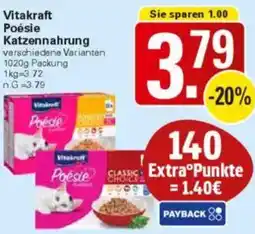 WEZ Vitakraft Poésie Katzennahrung Angebot