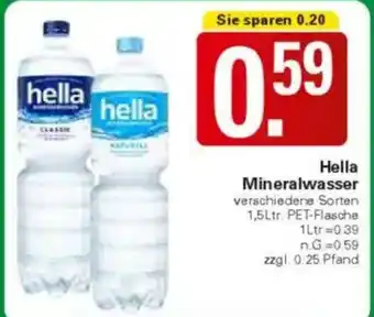 WEZ hella Mineralwasser Angebot