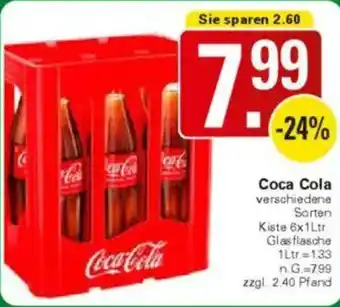 WEZ Coca Cola Angebot