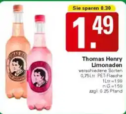 WEZ Thomas Henry Limonaden Angebot