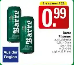 WEZ Barre Pilsener Angebot