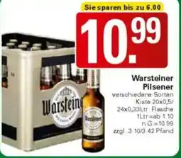 WEZ Warsteiner Pilsener Angebot