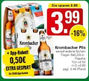 WEZ Krombacher Pils Angebot