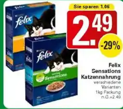 WEZ Felix Sensations Katzennahrung Angebot