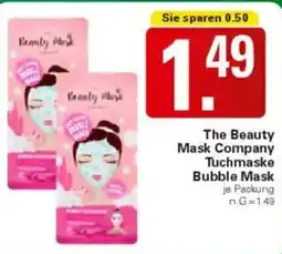 WEZ The Beauty Mask Company Tuchmaske Bubble Mask Angebot