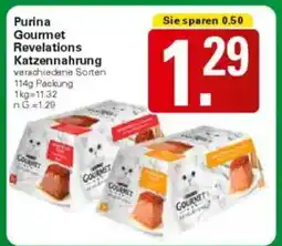 WEZ Purina Gourmet Revelations Katzennahrung Angebot