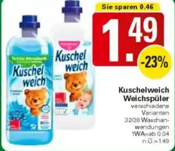 WEZ Kuschelweich Weichspüler Angebot