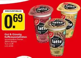 WEZ Gut & Günstig Kaffeespezialitäten Angebot