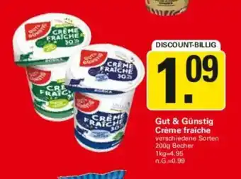 WEZ Gut & Günstig Crème fraiche Angebot